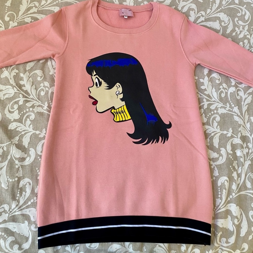 2 Graphic Pop Art dresses - Blue/Salmon size XS/S
New without Tags. - Picture 5 of 5